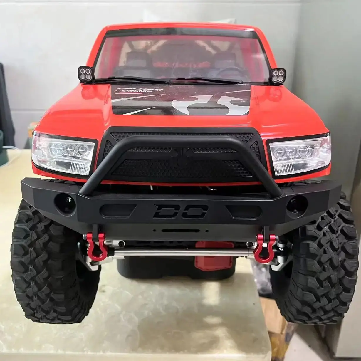 ADU RACING 7075-T6 ALU trailer hitch FOR AXIAL SCX6 AXI05001 trail honcho rc car parts