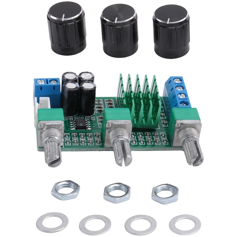 

Dc 12V To 24V 2X80W Xh-M567 Dual Channel Digital Amplifier Board High And Low Adjust On-Board Operational Amplifier