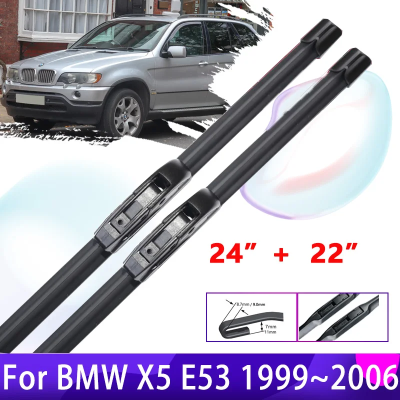 Car Wiper Blades for BMW X5 E53 1999 2000 2001 2002 2003 2004 2005 2006