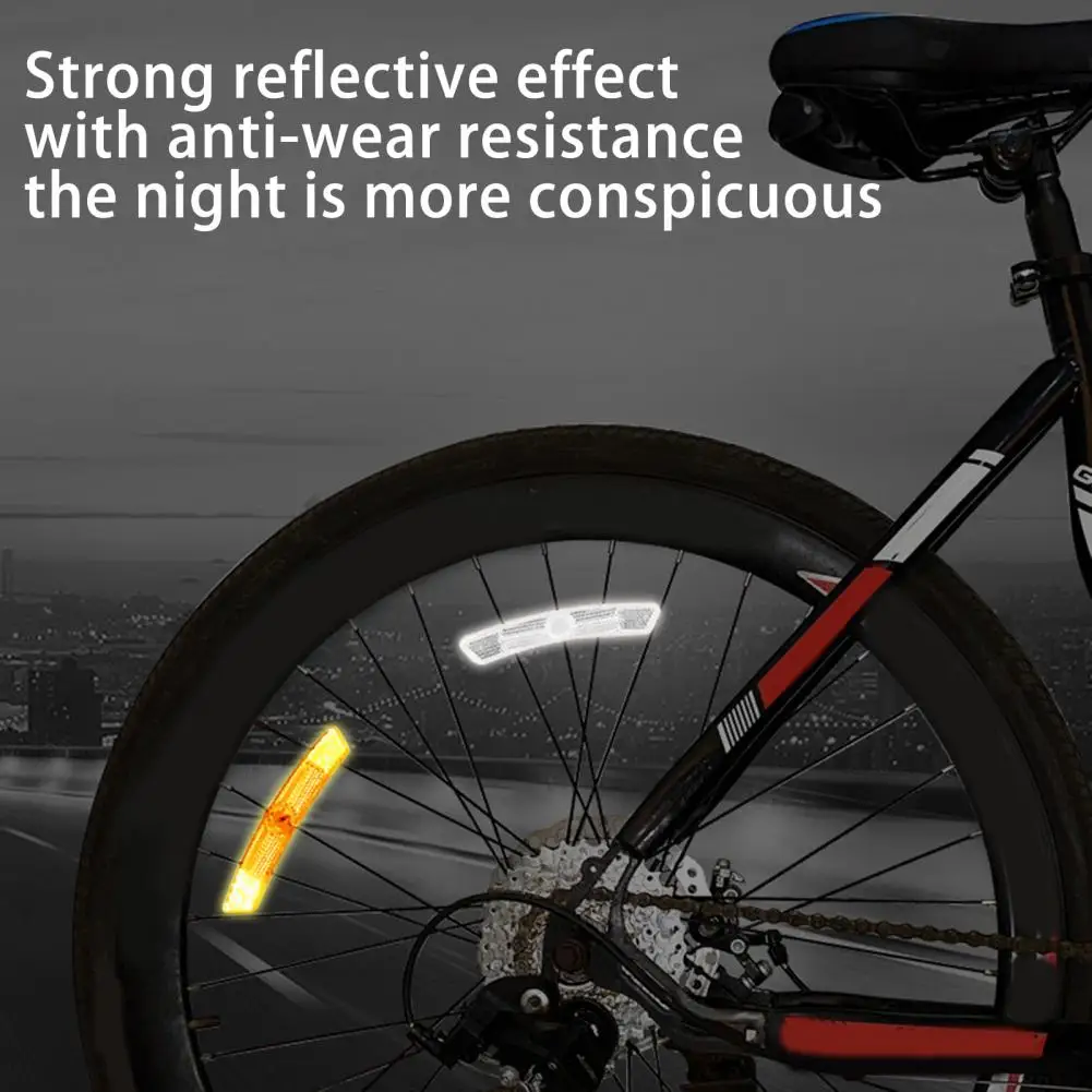 Compact Bicycle Reflector Wear-resistant Spoke Reflector Honeycomb Design Long-lasting Bike Spoke Safety Warning