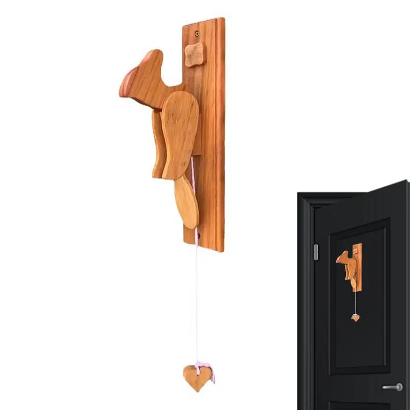 

Wooden Handmade Door Bird Shapes Door Knocker Decor Creativity Woodpecker Knocker Accessories DIY Artistic Home decoration