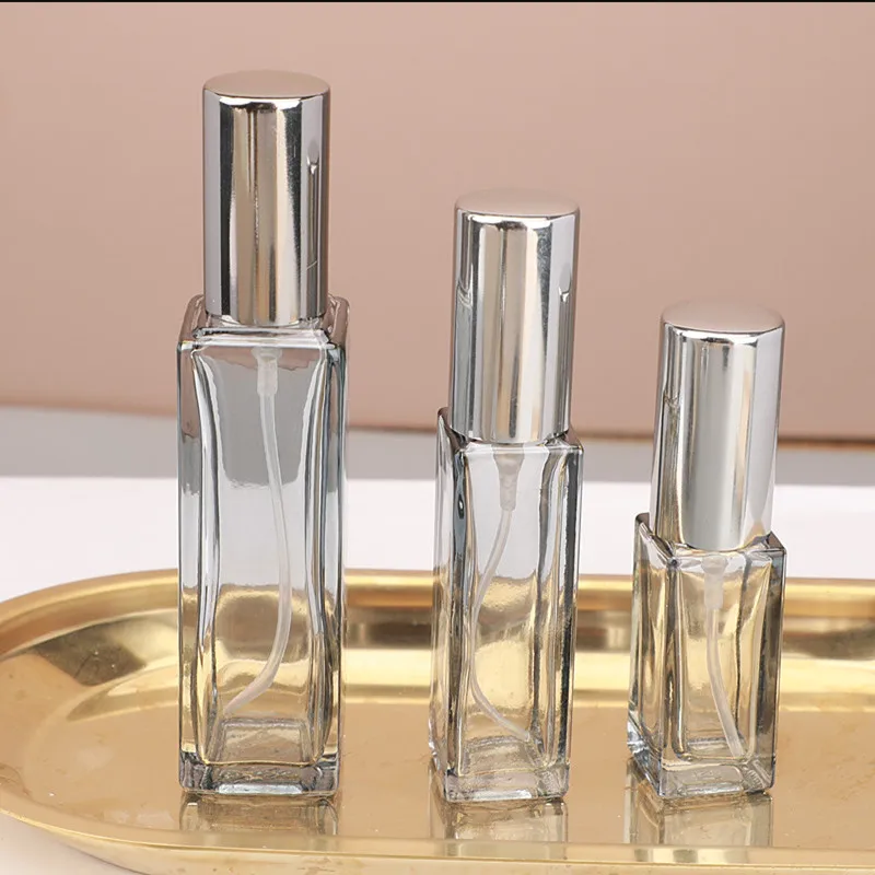 5/10/20ML Perfume Refillable Bottles High-grade Glass Press Atomizers Empty Container Travel Portable Separate Spray Bottle