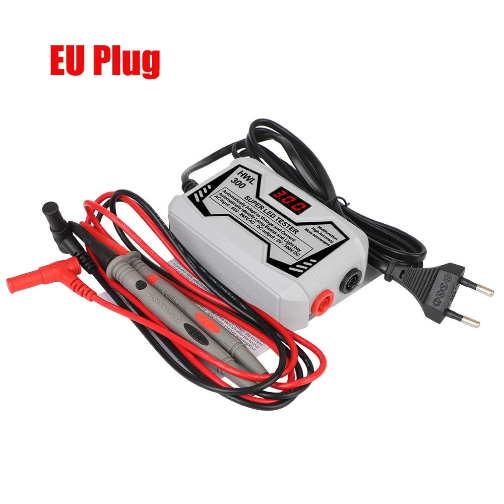 Led Lamp Bead Lamp Strip Tester EU Plug 0-300V Output Led TV Backlight Tester Multipurpose Led Strips Beads Test Tool Ls'd Tool 6