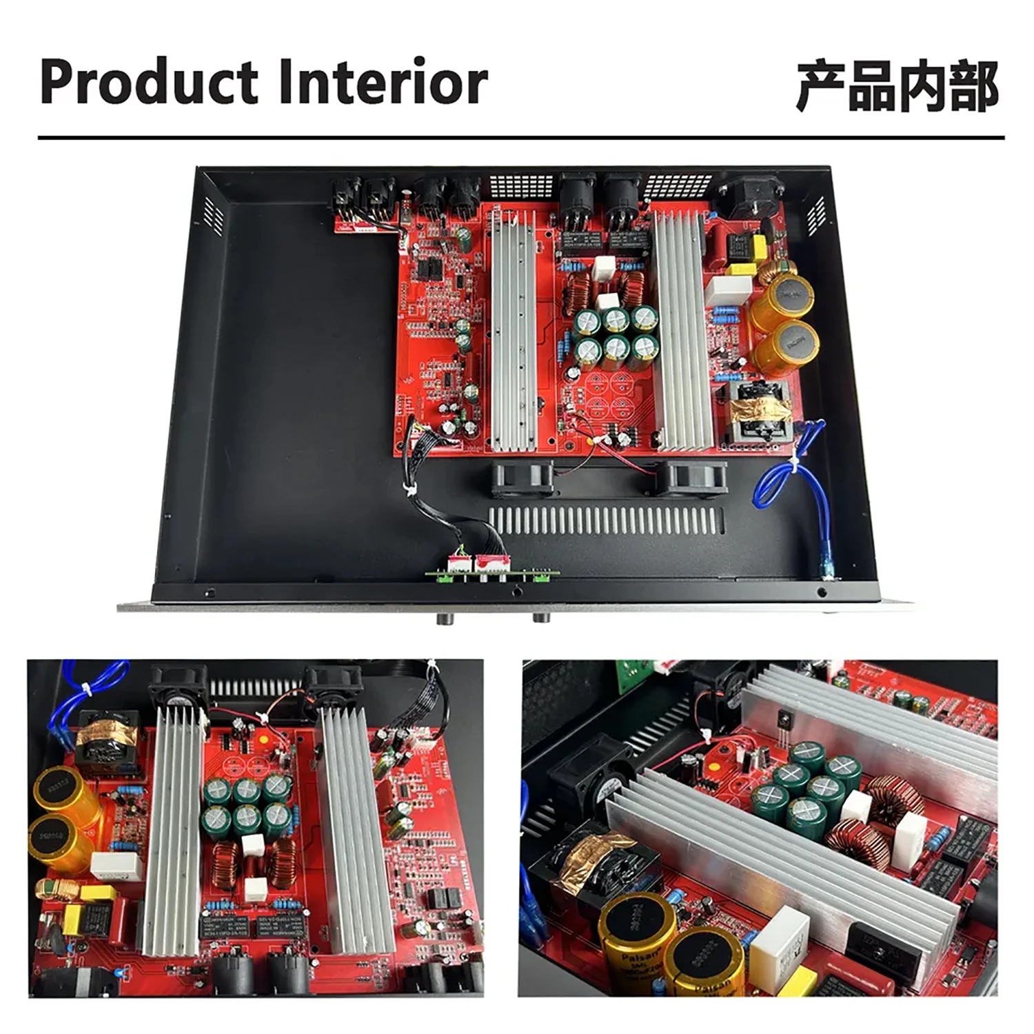 GAP-D2800 전문 DJ 스테이지 디지털 앰프, 바 스테이지에 적합, 2 채널 600W * 2