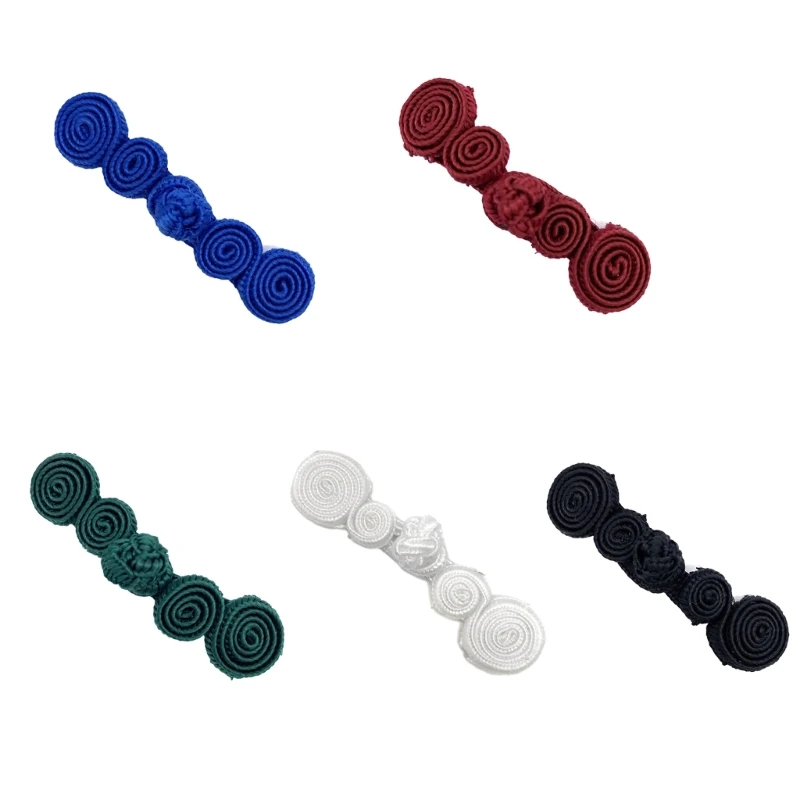 Traditional Chinese Knot Buttons Cheongsam Fastener Closures DIY Sewing Costume Dropship