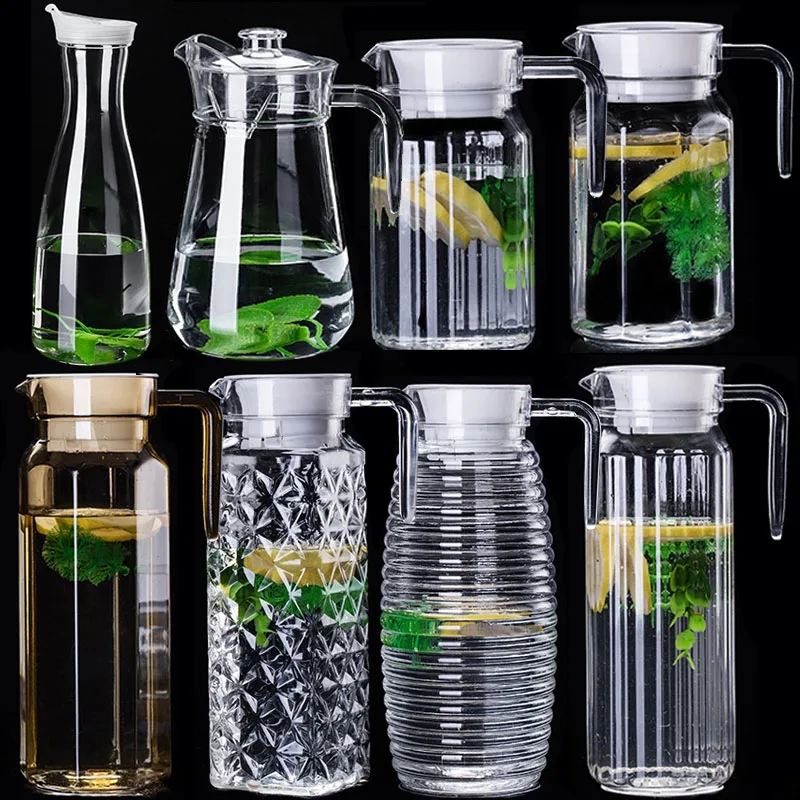 600ml/2000ml Plastic Stove Top Safe Heat Resistent Large Pitcher Kettle Hot and Iced Tea Water Juice Beverage water bottle plastic water bottle