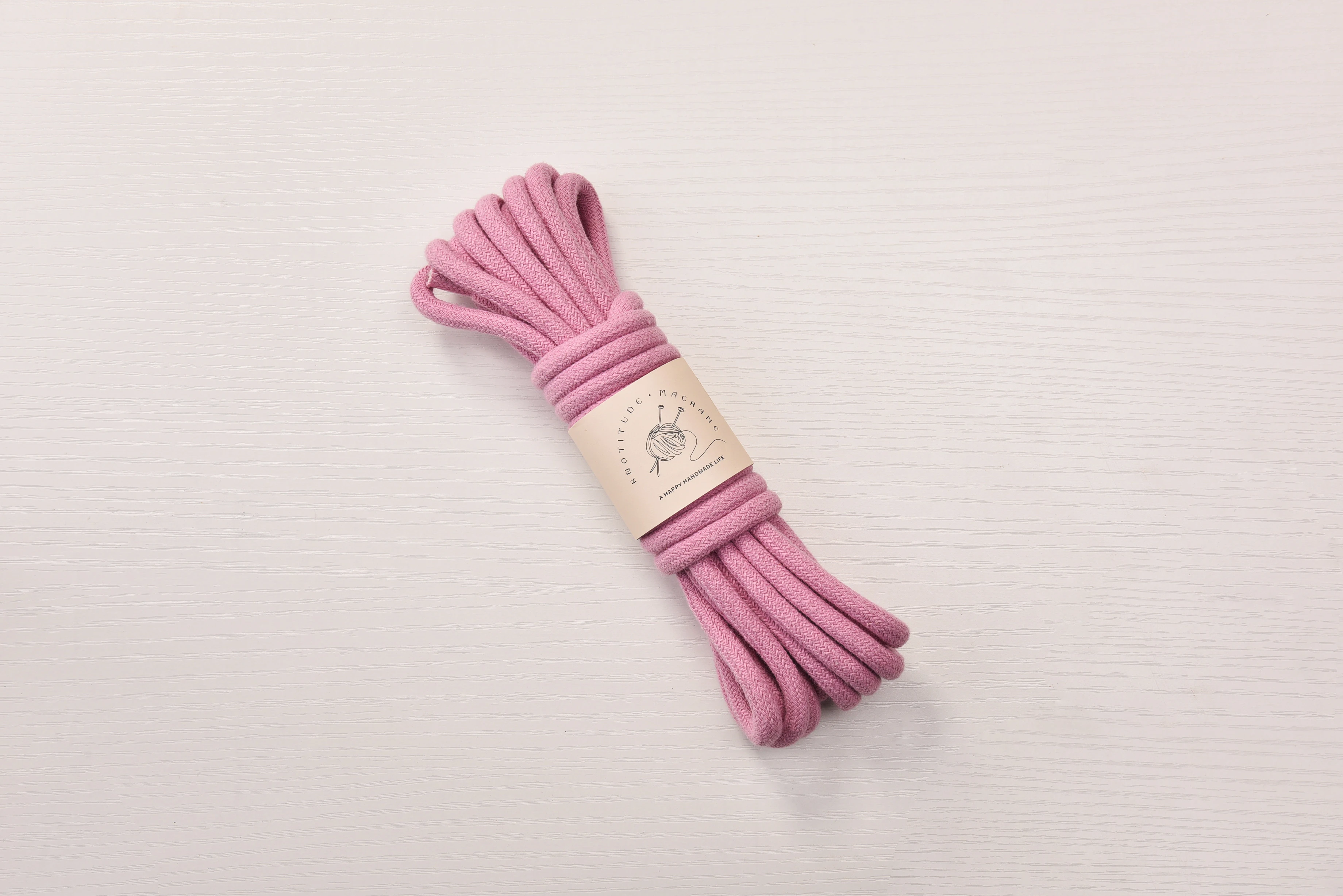 Vibrant 6mm Cotton Braid Cord - 5 Meters