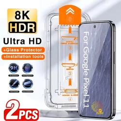 Premium Dust - Free Tempered Glass Screen Protector - 2 Pack - High Definition