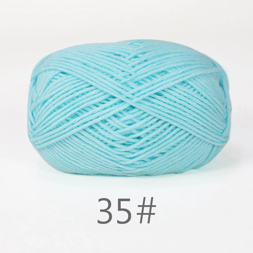Luxurious Soft Milk Cotton Yarn Pack for Knitting and Crochet Projects - 5PCS, Total 250g