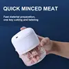 250mL Mini Electric Garlic Masher Chopper Cutter Ginger Masher Machine for Kitchen Food Crusher Chili Vegetable USB Charging 1