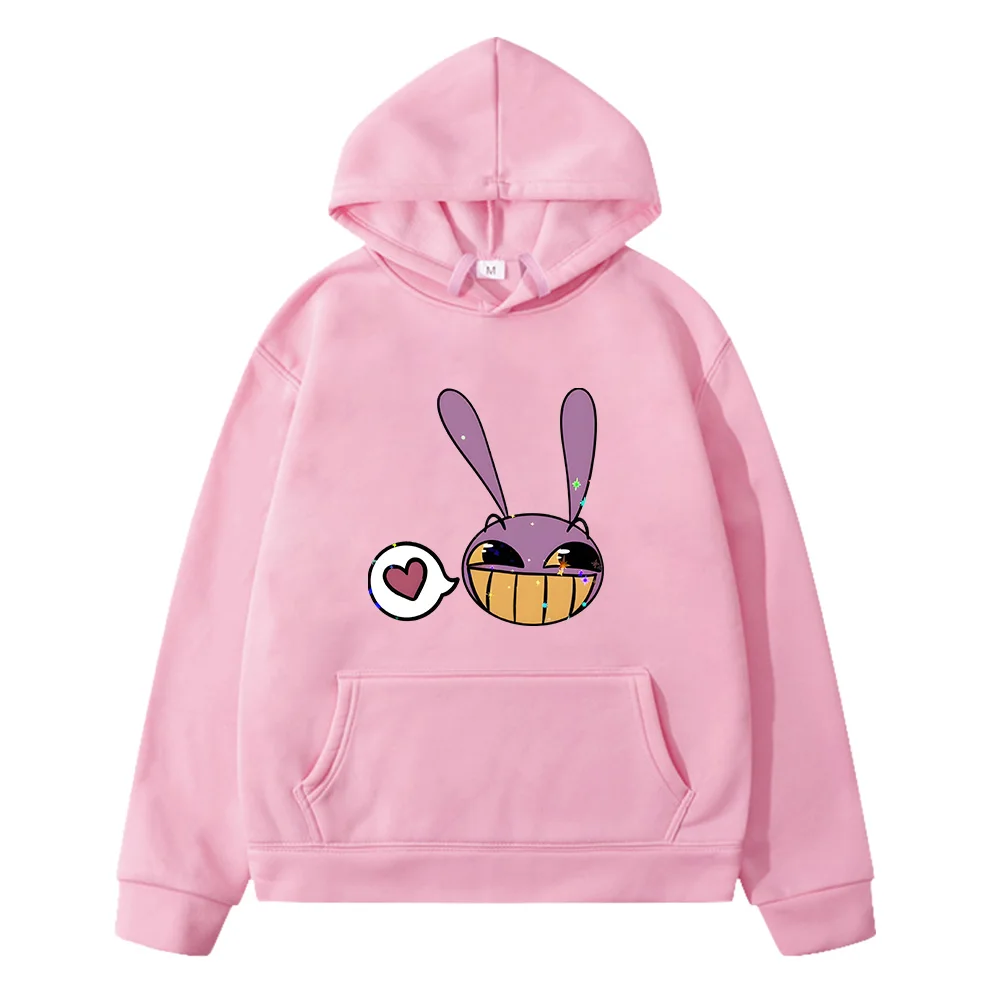 

2024 The Amazing Digital Circus Children's Clothing Harajuku Sweatshirts Aesthetic Kawaii Jax Hoodies Unisex Cute Rabbit Jacket