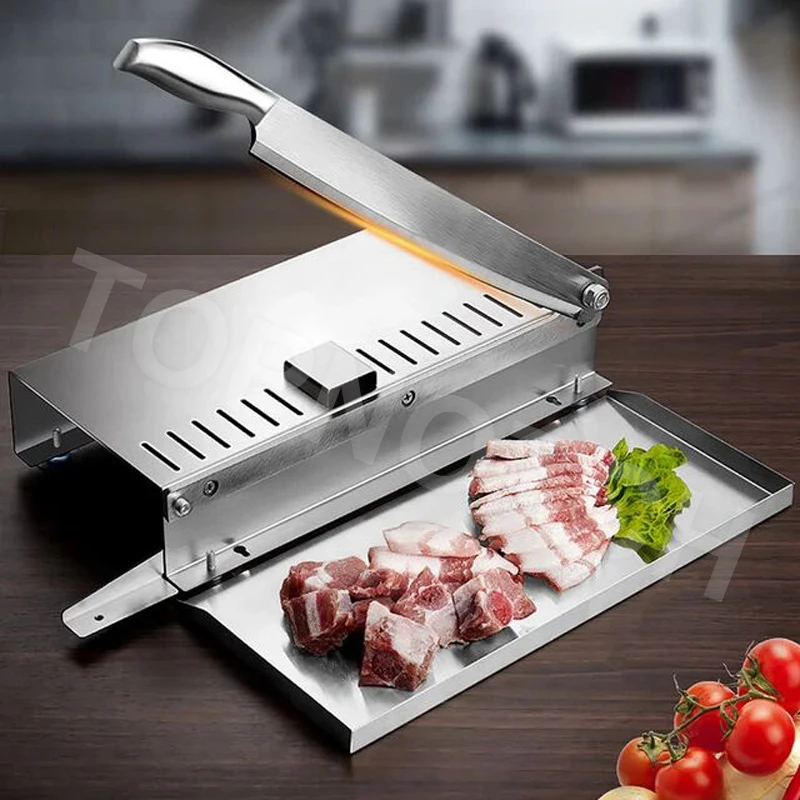 Chicken chopper Chicken Cutting machine Roasted Duck and Goose Meat bone  Cutter Chicken belly Opening machine Stainless steel