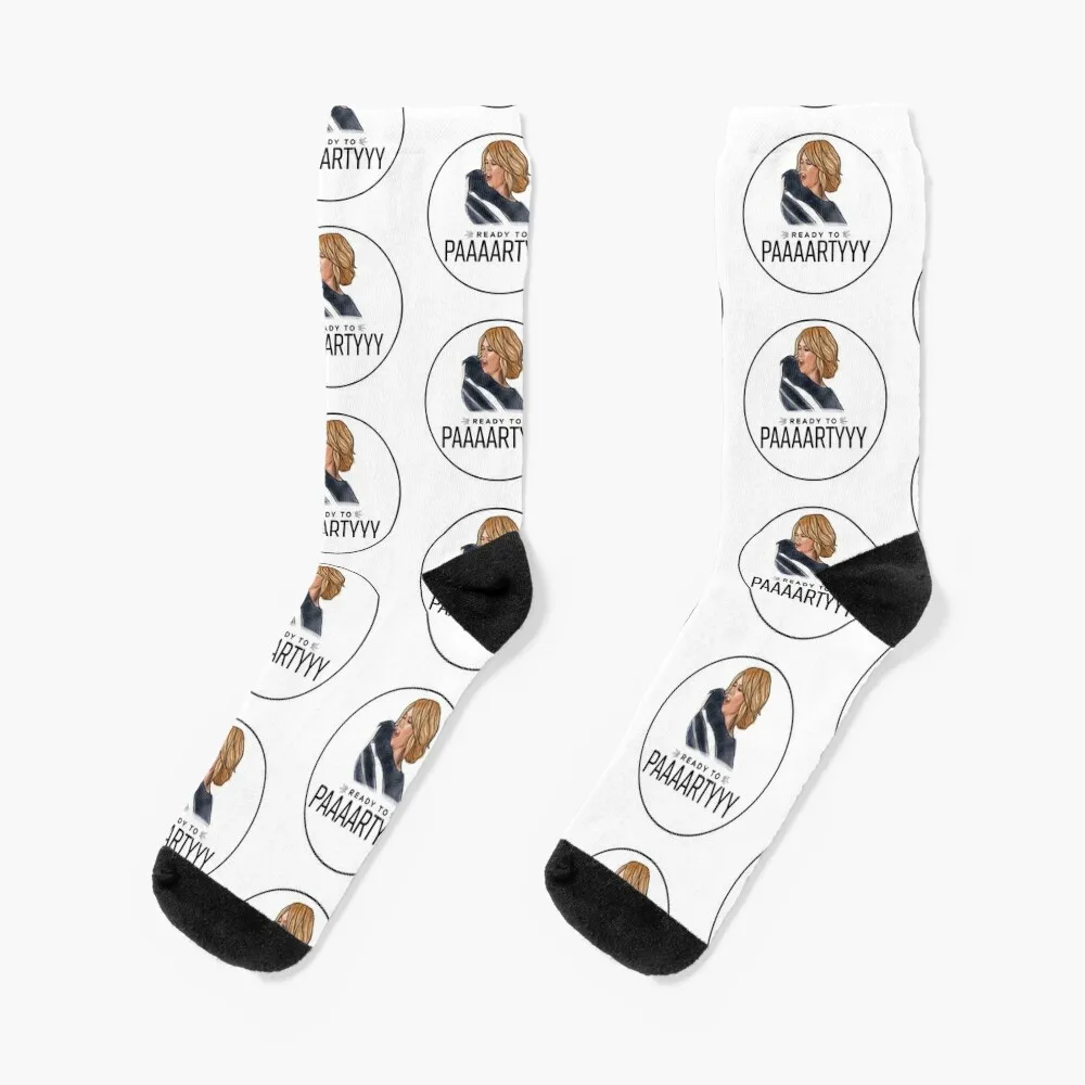 Bridesmaids Movie I'm Ready To Party Socks sports and leisure non-slip soccer stockings non-slip soccer socks Socks Ladies Men's 5 pcs volleyball paper latte art sports decorations for party birthday banner baseball ornaments bunting flags volleyballs