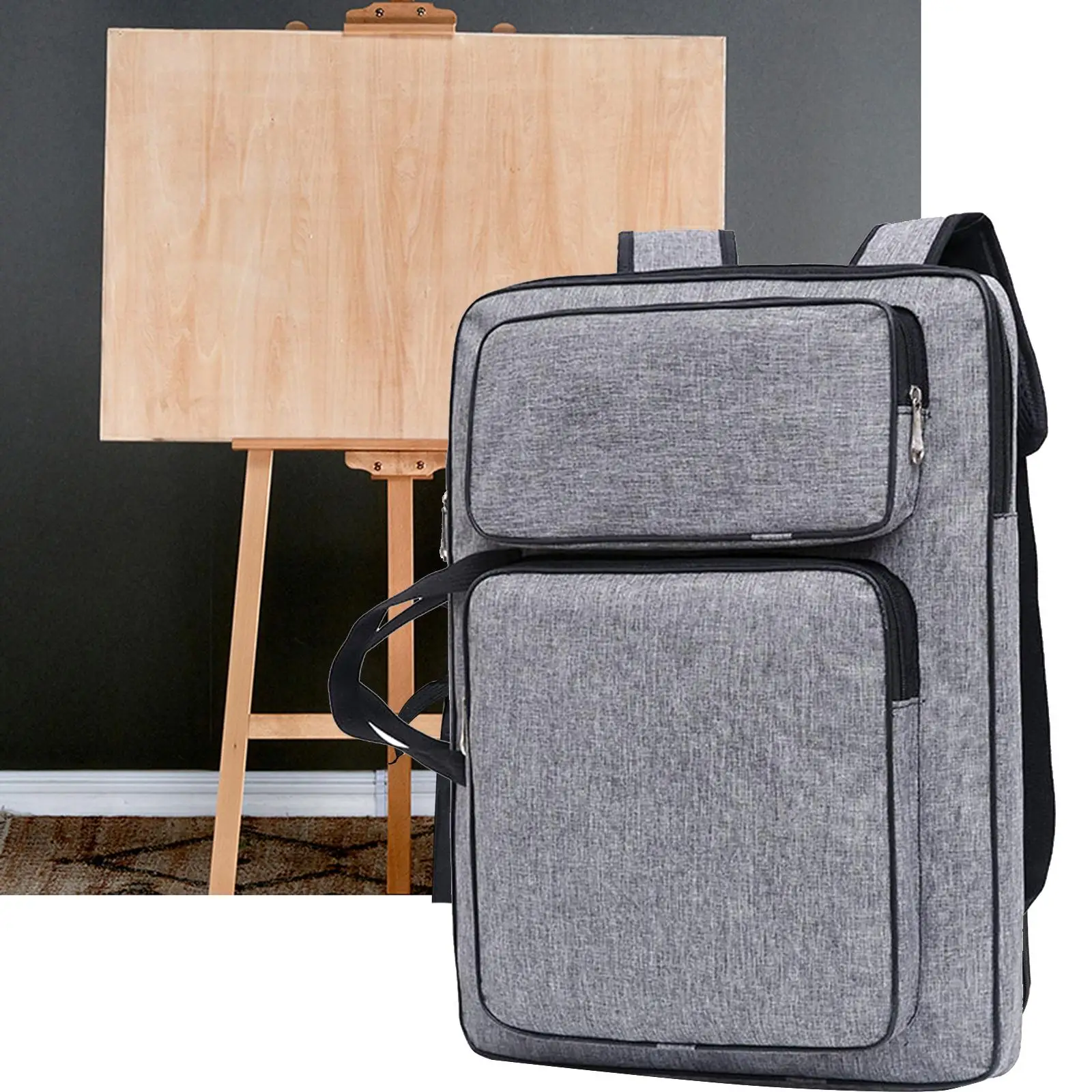 Multifunctional Artist Portfolio Backpack Carry Shoulder Bag Drawing Board Tools Bags Travel Case for Drawing Sketching Painting drawing board