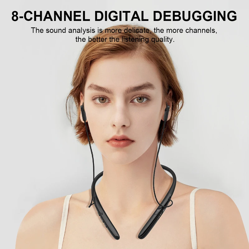 FEIE CH-302 Bluetooth Hearing Aid Rechargeable Neckband Hearing Aids Phone APP Touch Control Fitting Deafness Sound Amplifier 3
