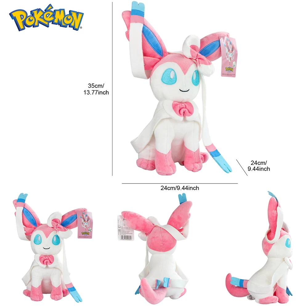 Eevee Plüschtiere Stofftier Spiel für Sammler geschenk weiche Plüschtiere Zeichentrick figur – Detail 5
