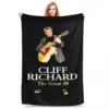 American Legend Singer Songwriter Actor Cliff Richard Blankets Fleece Warm Throw Blankets For Couch Office Throws Bedspread 1