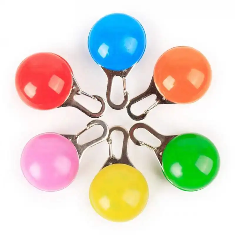 

2/SET LED Pet Dog Collar Pendant Glowing Night Safety Pendant Portable Pet Product Light Collar Pedant Pet Supplies Accessories