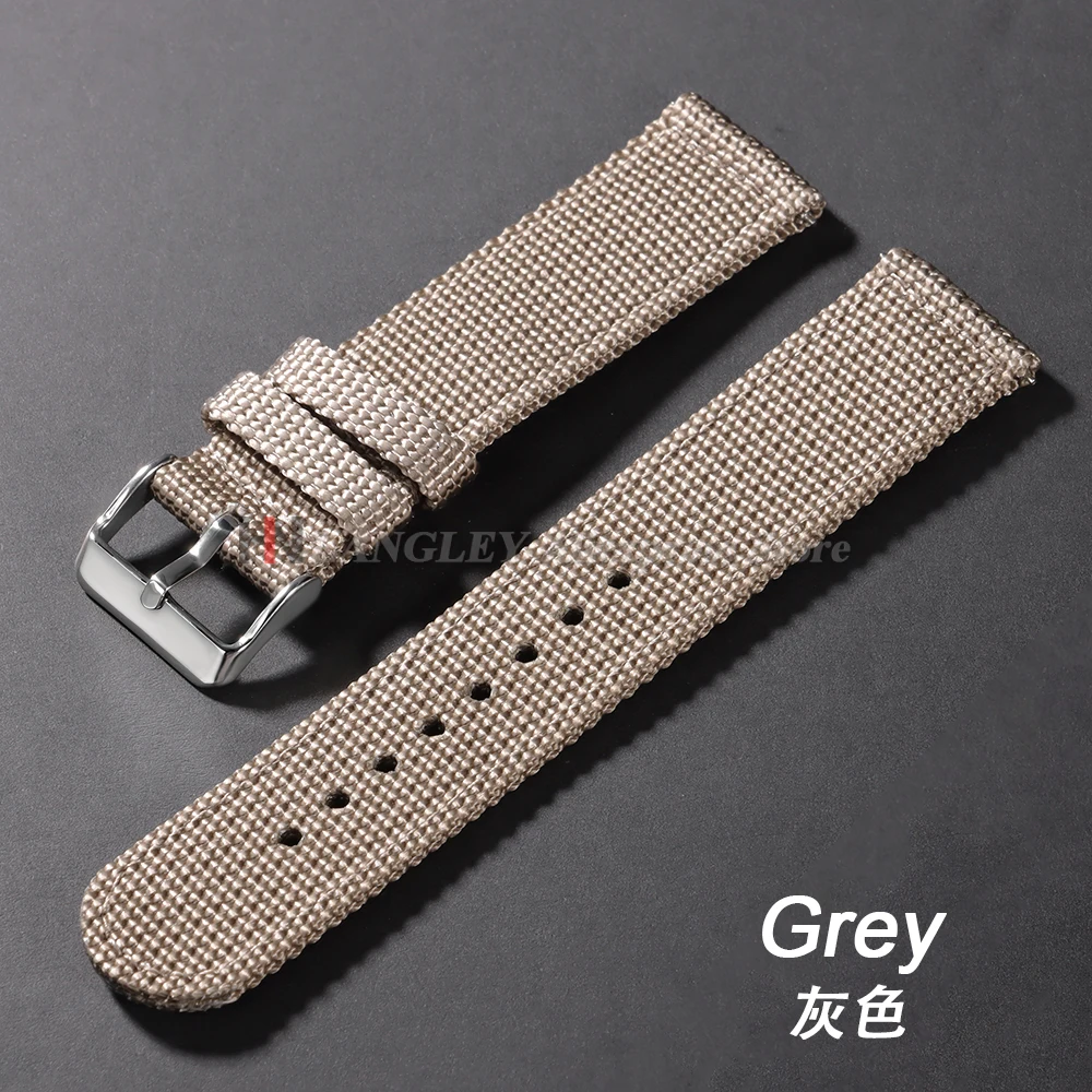 Durable Nylon Canvas Quick Release Watch Band - Sporty Woven Strap