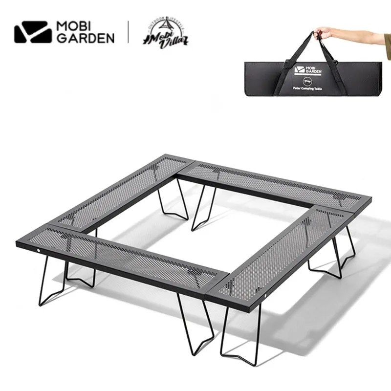

Mobi Garden Nature Hike Camping Table Multifunctional Folding Table Outdoor Picnic Portable Iron Tourist Table Camping Supplies