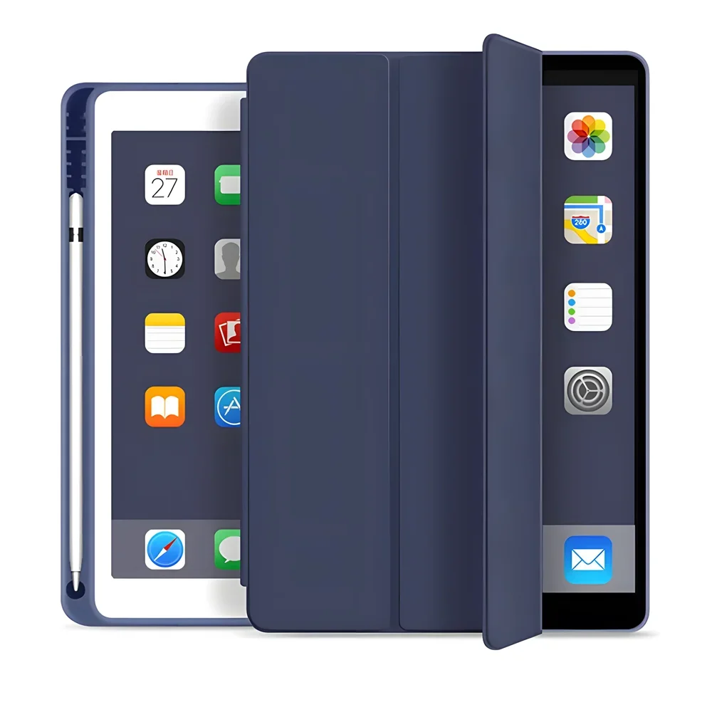 Premium iPad Case with Pencil Holder and Protective Cover