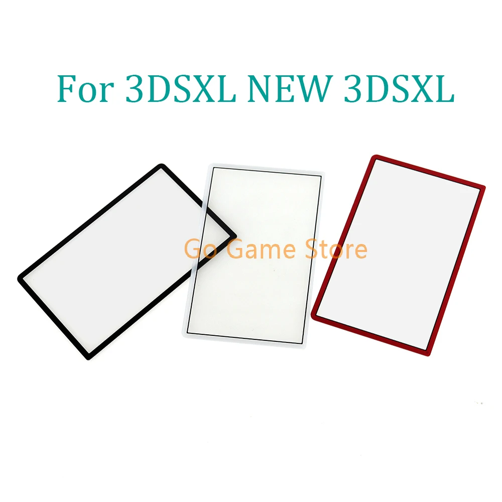 30pcs Plastic Top Screen Lens for New 3DSXL 3DSLL 3DSXL/LL Front LCD Screen Frame Lens Cover