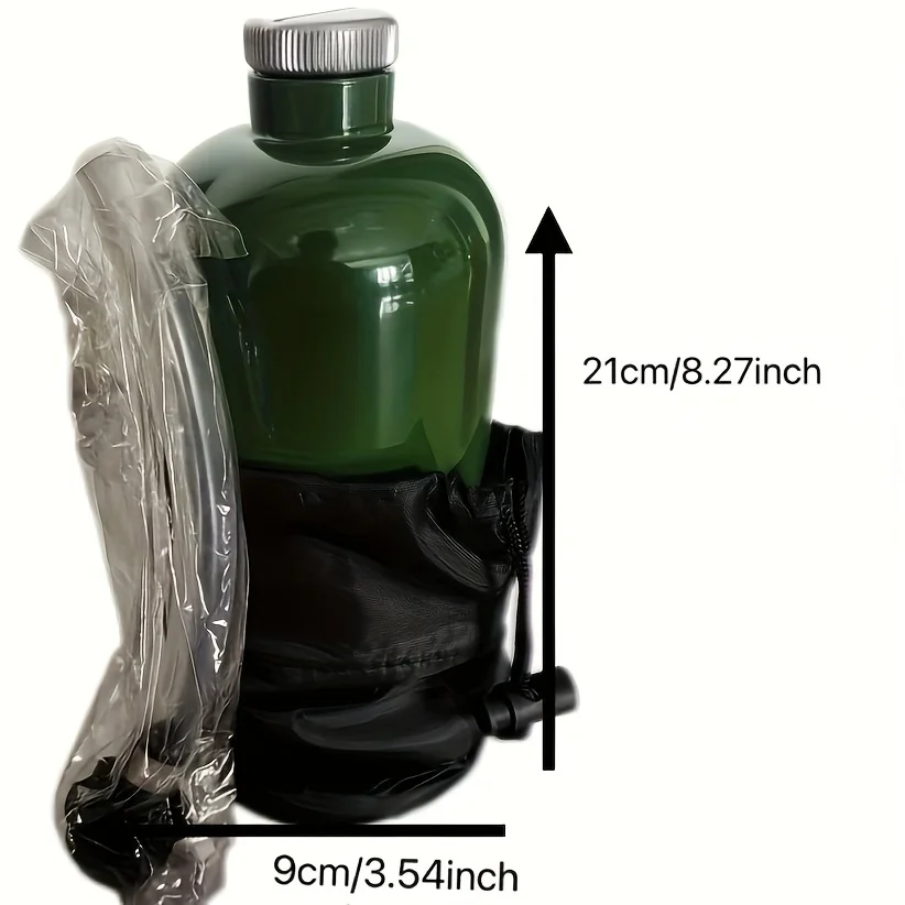 Outdoor oil tank, automobile and motorcycle spare oil tank, portable iron 1L household gasoline and diesel tank