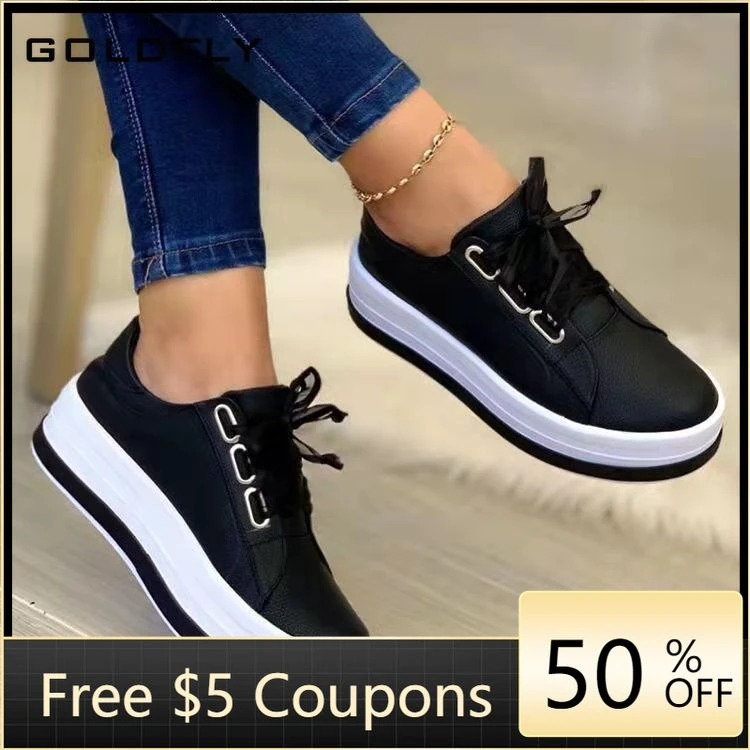 Canvas Shoes 2022 New Large Size Casual Round Head Platform Women's Shoes  Designer Shoes Women Sneakers Casual Shoes For Women