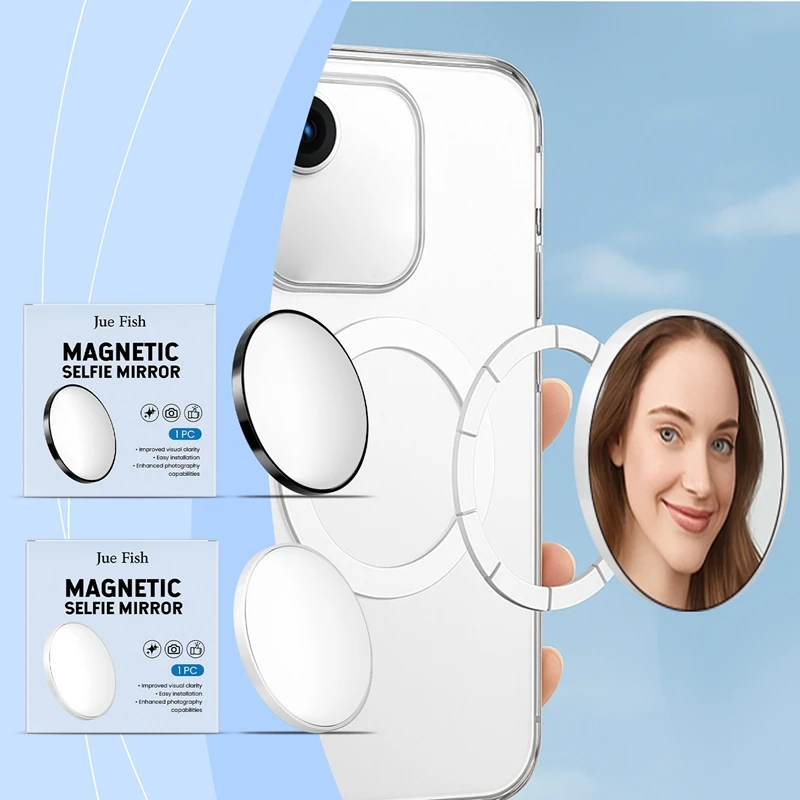 Magnetic Selfie Mirror for Enhanced Phone Photography