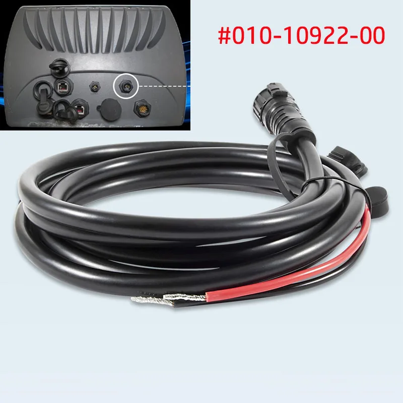 

2 Wire, 2 Pin Boats Power Cable 010-10922-00 for Garmin GPSMAP 4000/5000 Series, DC Power Cable with Bare Proprietary Connector