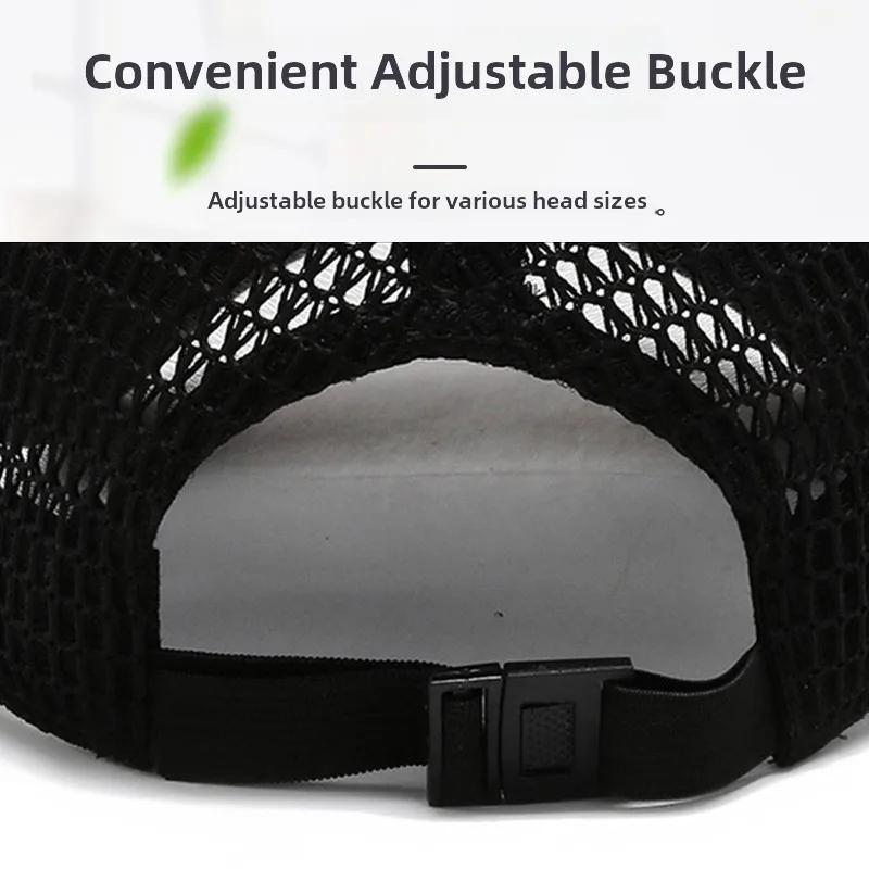 Summer Baseball Cap UV Protection Sun Visors Hat Breathable Mesh Outdoor Hiking Fishing Cap Adjustable Snapback Sun Cap Hat