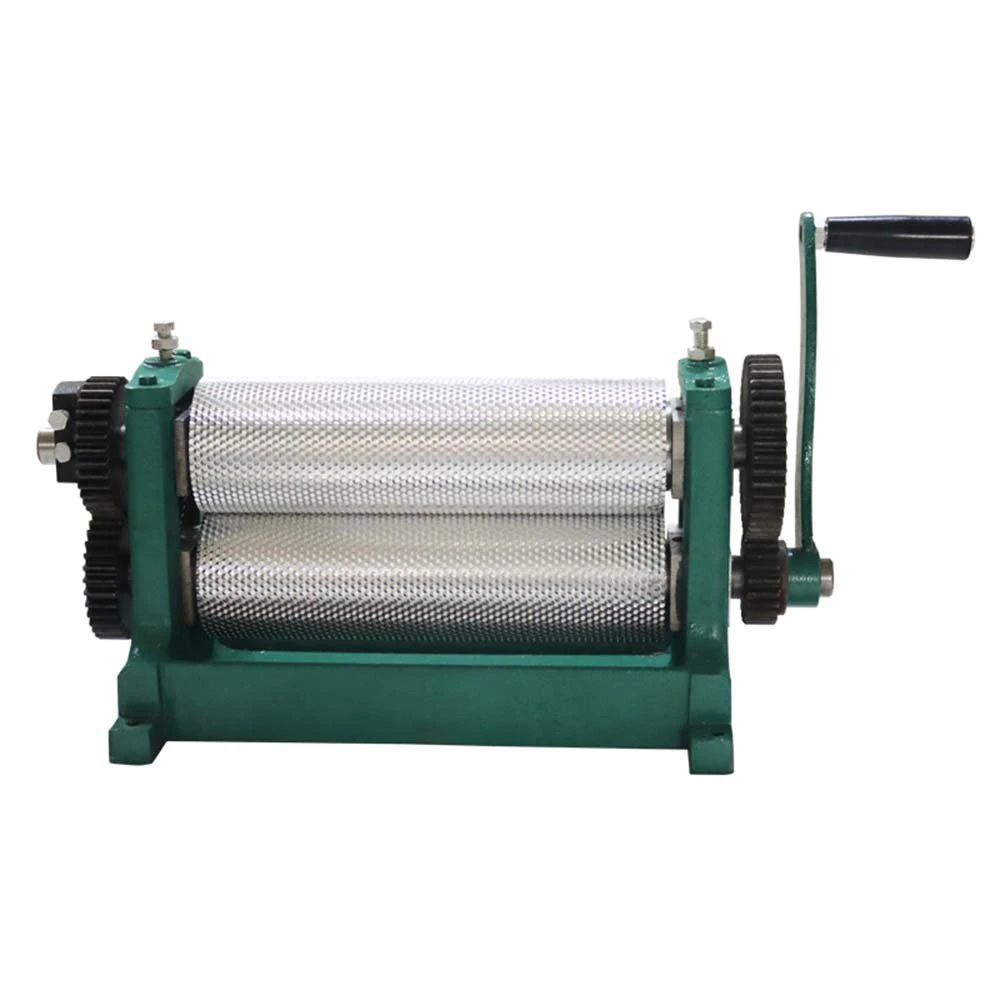 

Manual Beeswax Comb Foundation 310mm Wide Sheet Roller Machine 5.35mm 4.8mm Bee Wax Rollers Stamper Printing beeswax Machine