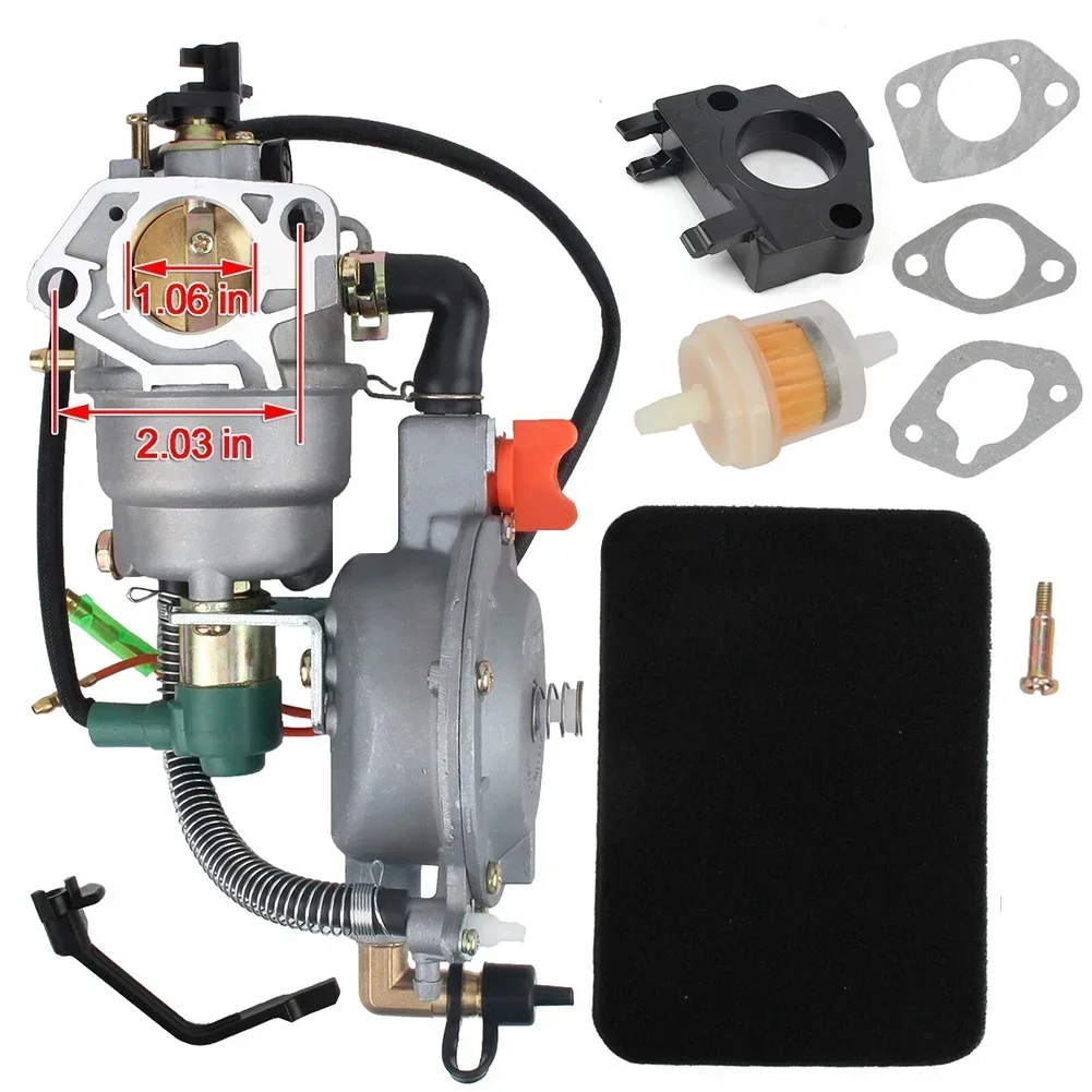Dual Fuel LPG-NG Conversion Carburetor Kit For 4.5 KW To 10 KW Generators For Champion 100155 Generator Accessories