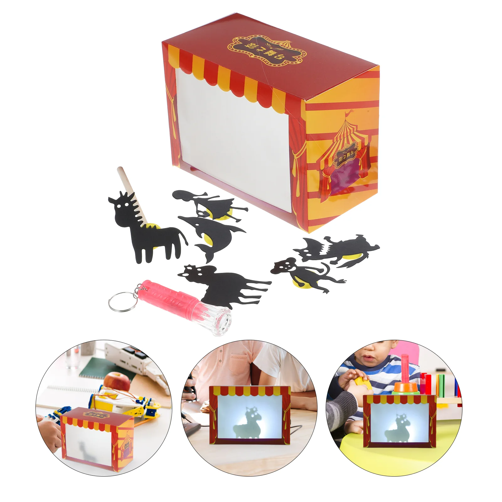 

DIY Puppet Show Kids Hand Shadow Puppetry Craft Puppets Toy Traditional Handmade Crafts