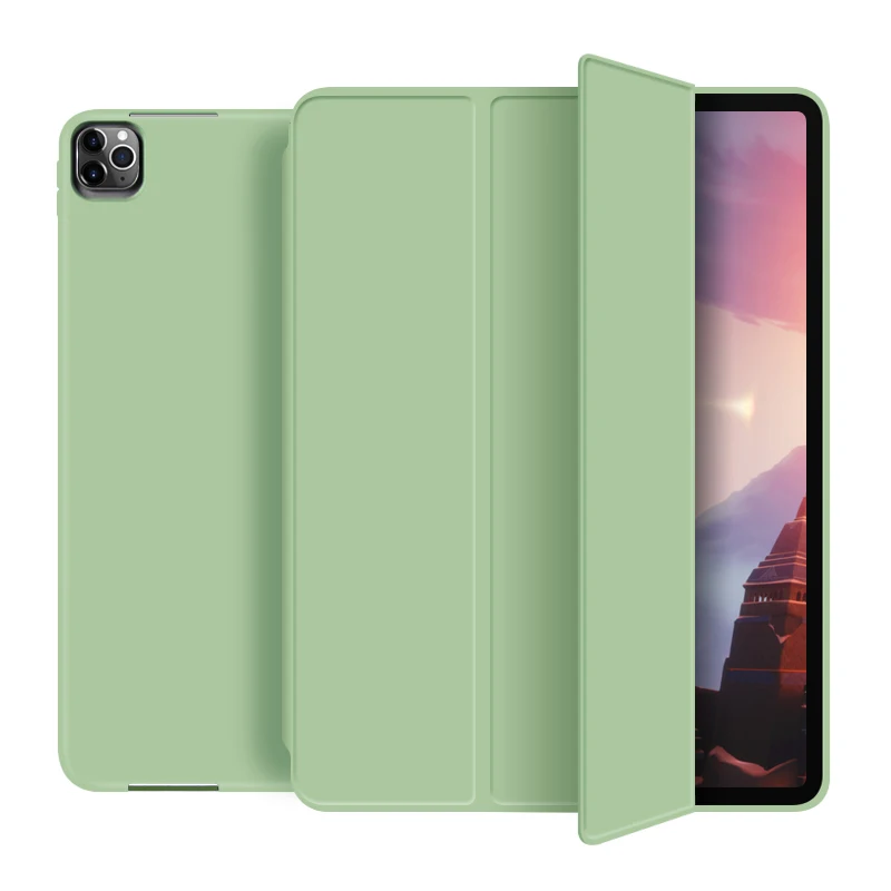

Умный чехол для iPad Pro 11 2020, тонкий магнитный складной Флип-стенд, мягкая задняя крышка из ТПУ для iPad Pro 11, чехол 2020, Чехол + пленка