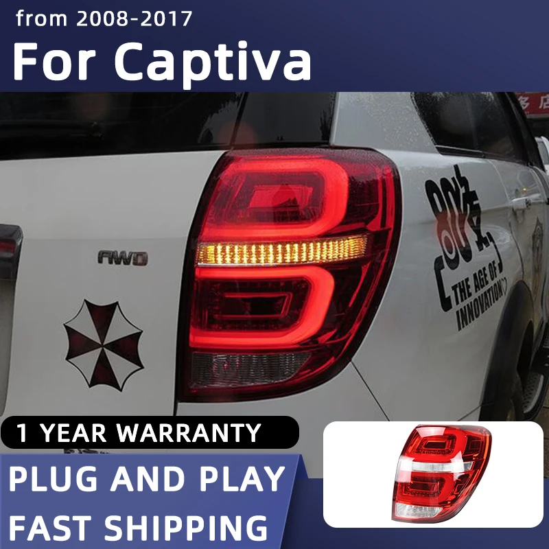 

Задние фары для стайлинга автомобиля, задний фонарь для заднего фонаря 2008-2017, Задний сигнал поворота, автомобильные аксессуары