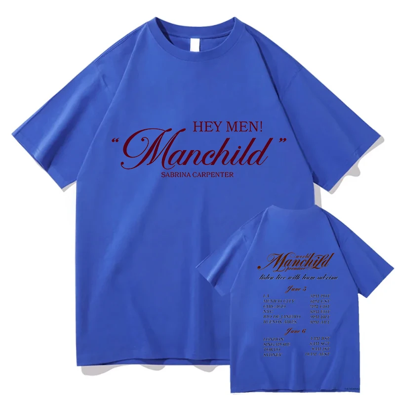 Sabrina Carpenter Manchild Tour 2025 T-shirts Printing