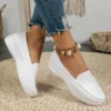 Autumn New Nurse Shoes Women Comfortable Soft Sole Breathable Non-slip Flat Heel Thick Sole Work Small White Single Shoes 1