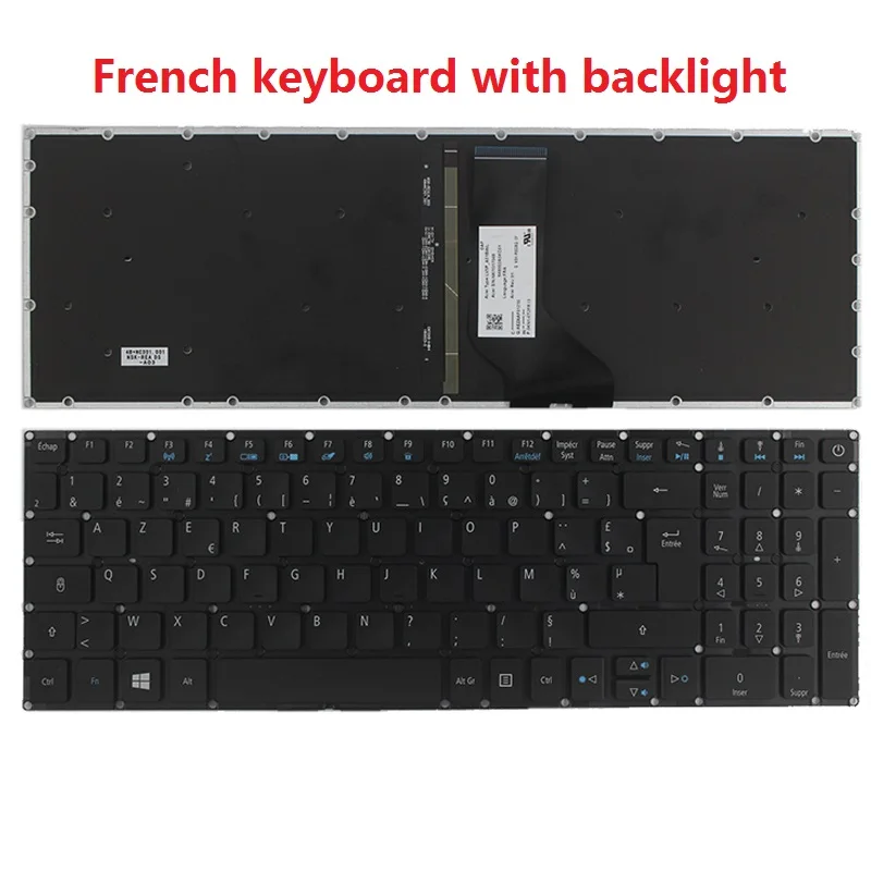 Russian/US/UK/Spanish/Latin/French laptop keyboard FOR Acer Aspire 3 A315-21 A315-41 A315-41G A315-31 A315-51 A315-53 A315-53G