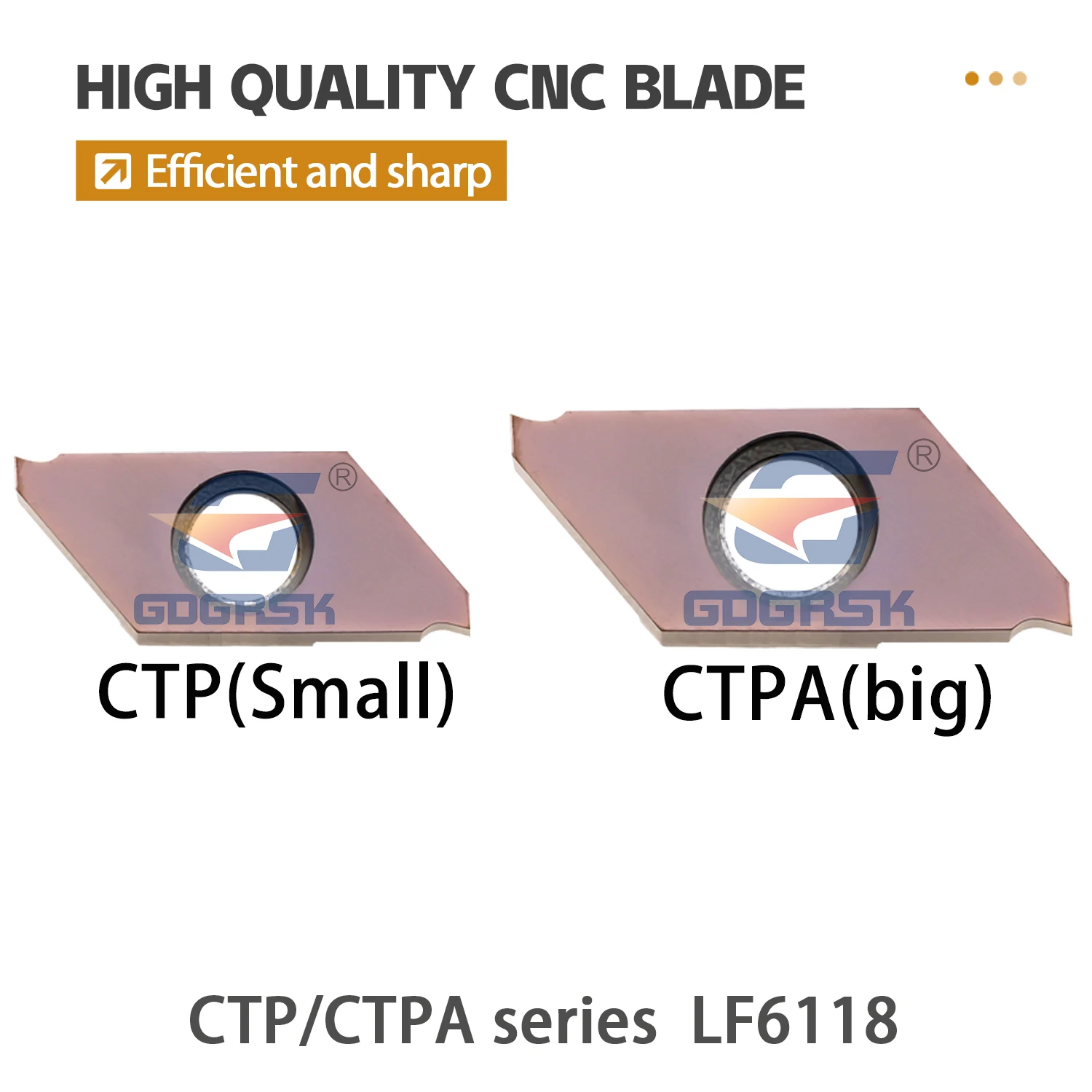 데스카 100% 오리지널 수치 제어 워킹 머신 블레이드 CTP/CTPA 스테인리스 스틸 양날 경사 입 플랫 컷 툴
