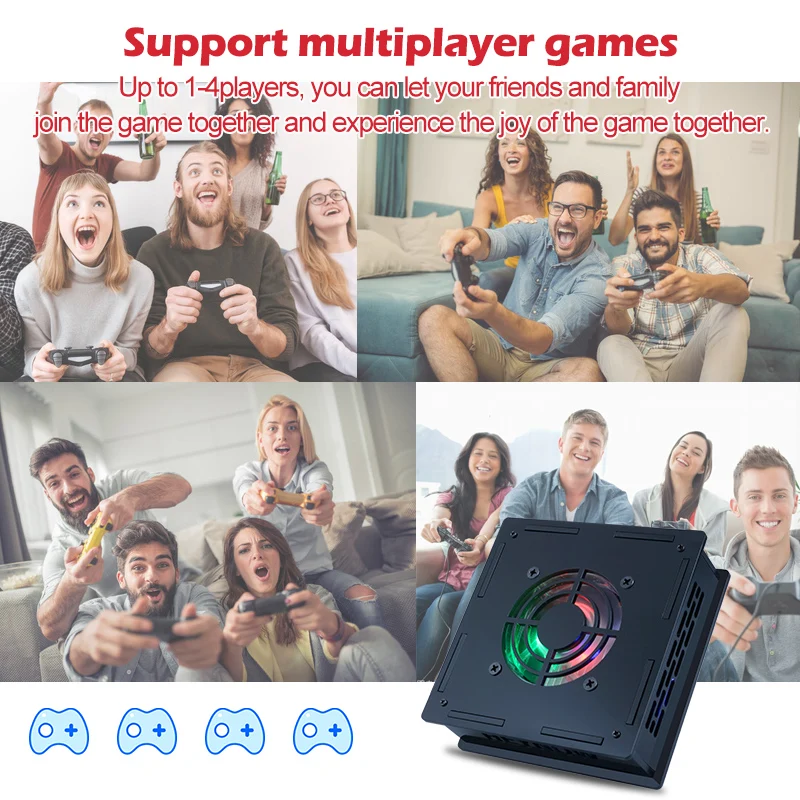 TSINGO Super Console X Pro Max 4K HD TV Video Game Consoles Dual System S905X CPU 70000+ Games 50+ Emulators For MAME/Arcade/DC video game console game console