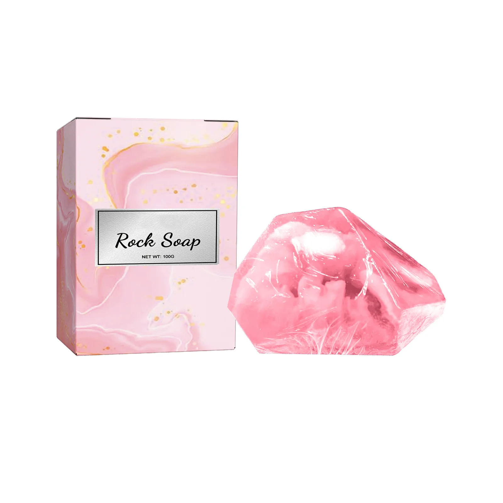 Soap Bar Hand Soap Bar Whole Body Rocks Moisturizing Exfoliating Scrub Set For Body Hand Scented Back Sponge with Rope
