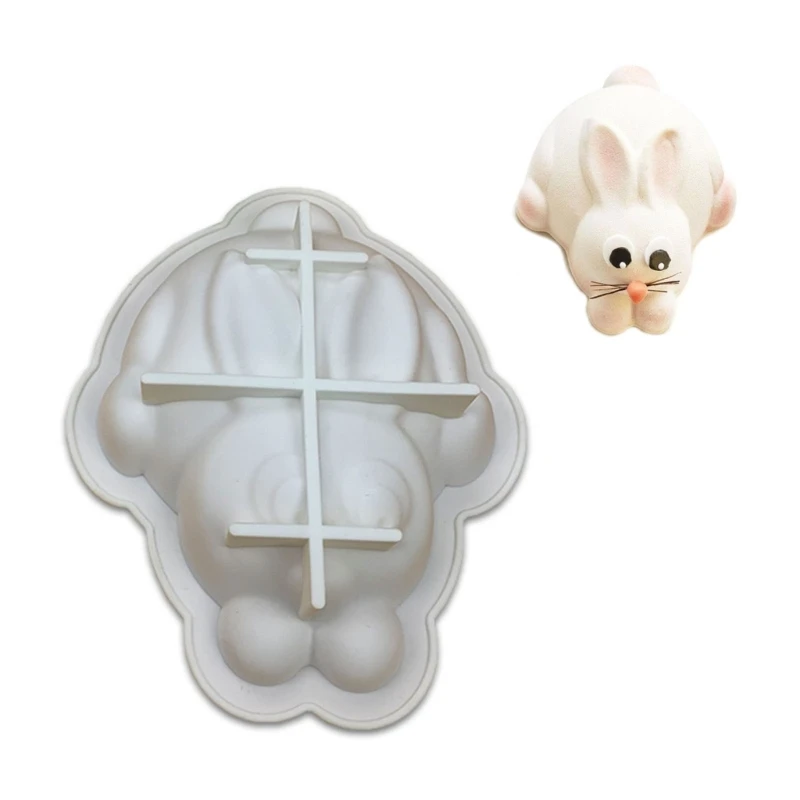 

Easter Rabbit Silicone Mold DIY Mousse Cake Pastry Baking Mold Nonstick