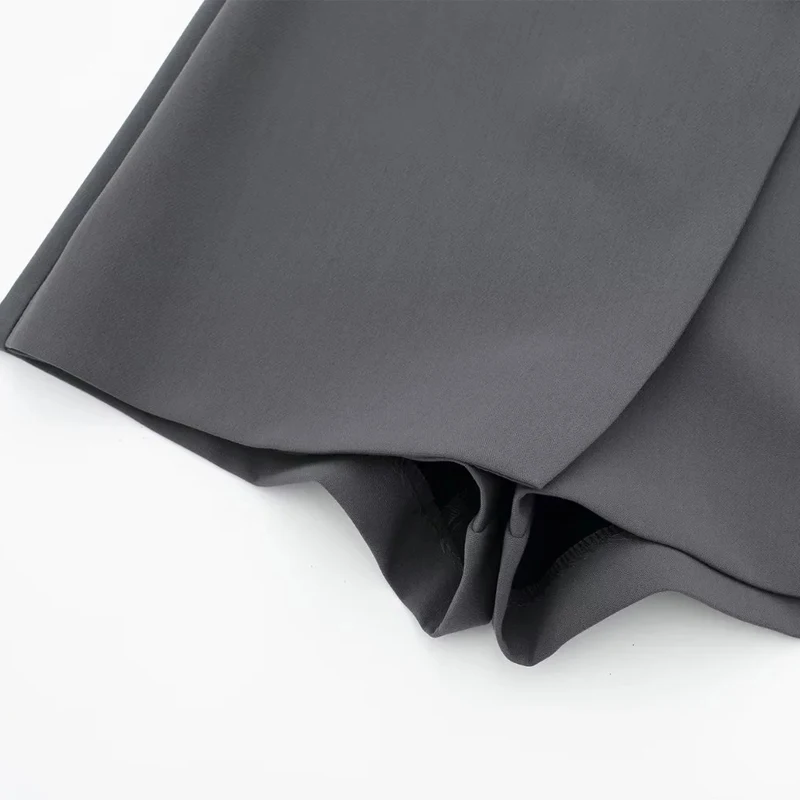 Asymmetrical Skirt Pants Women's Shorts Mini  Hight Waist Zipper Woman Fashion Skirt Pants