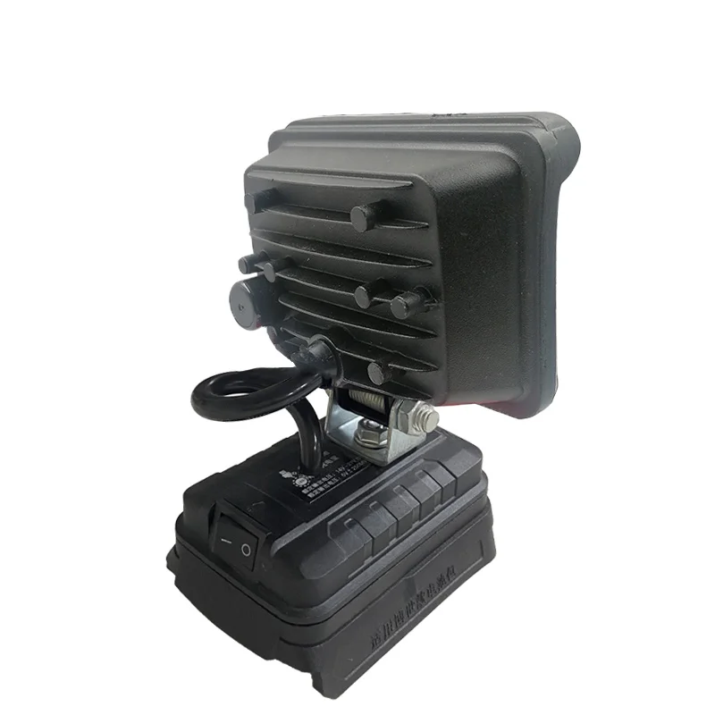 Car LED Work Lights Flashlights Electric Torch Spotlight USB Power For Bosch 18V Li-ion Battery BAT609 BAT618 5