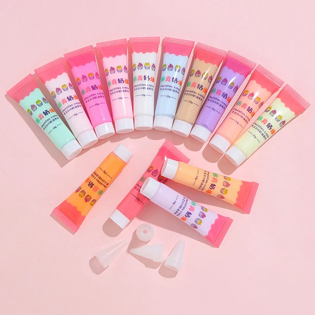 고품질 성분으로 만든 쉬운 사용과 다양한 용도를 가진 시뮬레이션 가짜 휘핑 클레이 글루