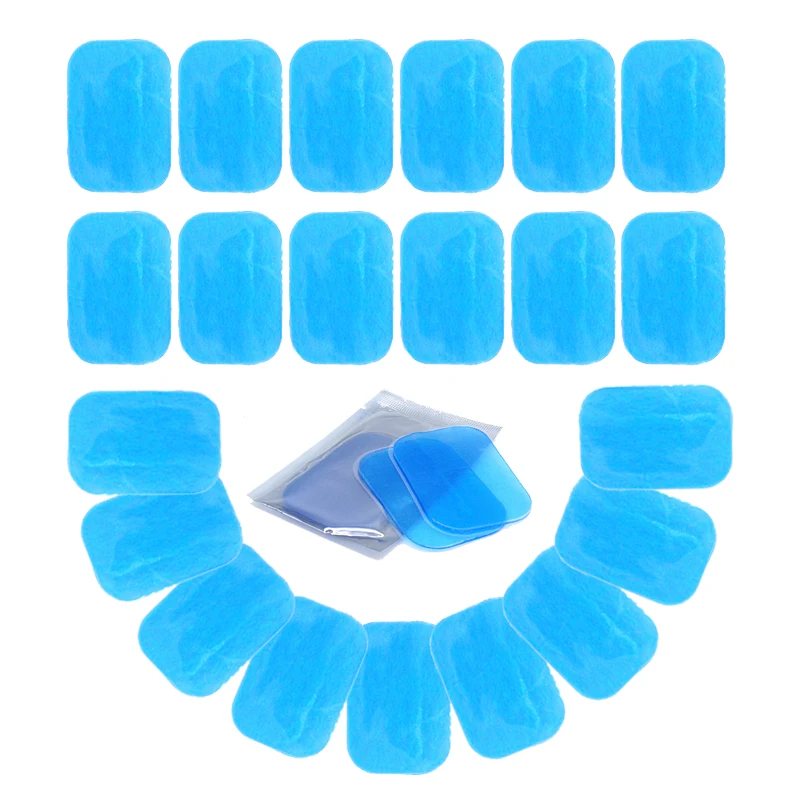 50/100pcs Trainer Abdominal Gel Stickers Fitness Hydrogel Electrode Pad For Muscle Stimulator ABS Trainer Body Massager Electrode Pads Massage Gel Pads