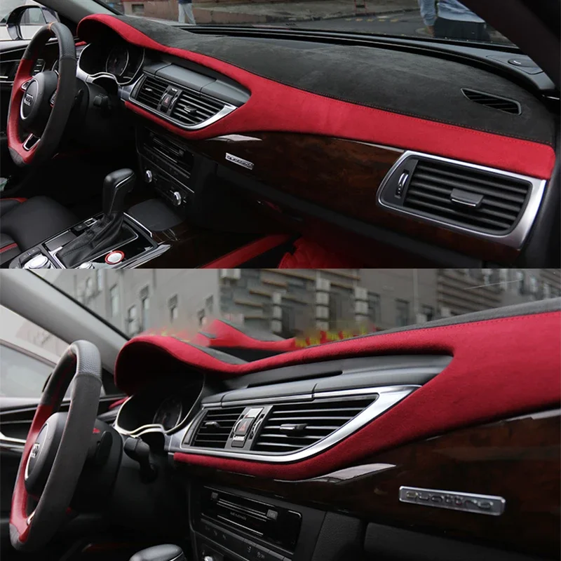 Coperture Cruscotto Auto In Alcantara Per Audi A1 8X A3 8V Sportback A4 B8 Avant A5 8T A6 C7 A7 G8 A8 D4 Q3 8U Q5 8R Accessori Auto