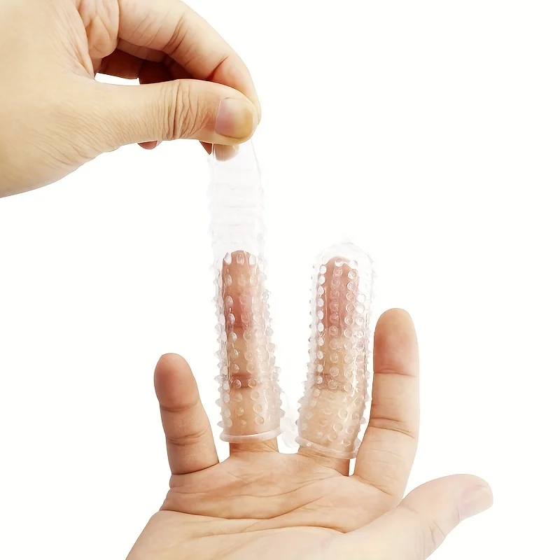 Double finger durable and comfortable anti slip latex finger protection cover no battery required for household use adult size