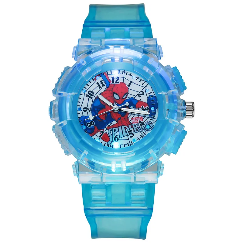 Spider Luminous Watch  Children‘s Hero Watch Cute Silicone Colorful Lights Watch Gifts for Girls Kids Watches 4